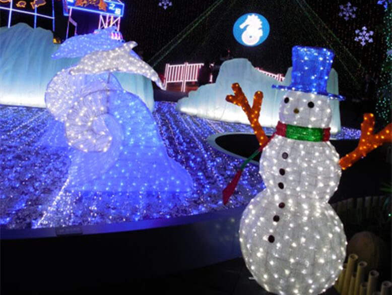 SNOWMAN MOTIF LIGHTS FOR CHRISTMAS DECORATIONS