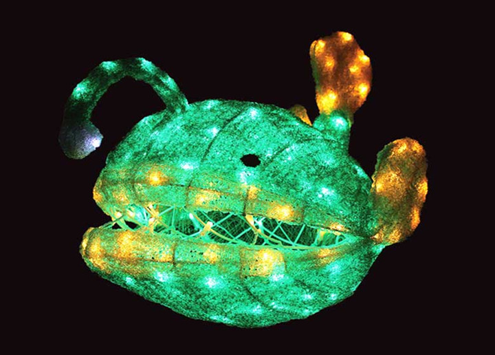 3D LED DECORATION ANGLER FISH
