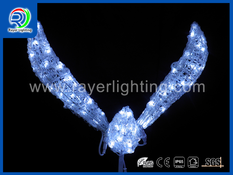 Pigeon animal Christmas motif lights