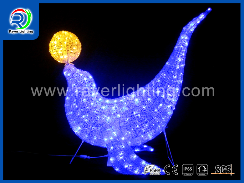Sea Lion animal Christmas motif lights
