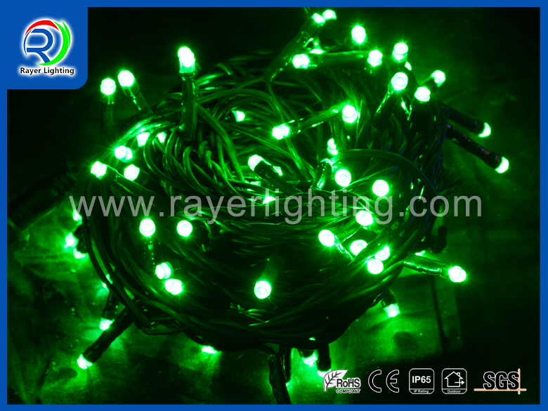 IP44 10M 100LEDS GREEN STRING LIGHTS