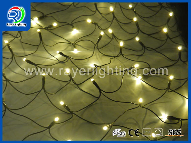 WARM WHITE NET LIGHTS FOR LAWN